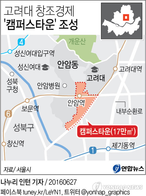 유흥업소 위주 대학가를 창업요람으로…'캠퍼스타운' 조성(종합) - 1