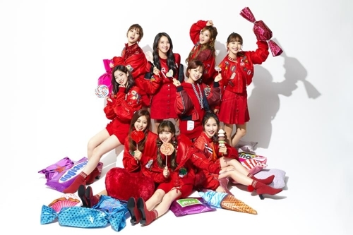 A promotional image for TWICE, provided by JYP Entertainment (Yonhap)