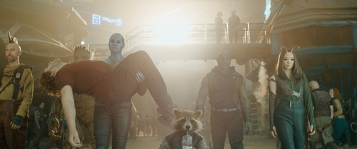 A scene from "Guardians of the Galaxy Vol. 3," provided by Walt Disney Company Korea (PHOTO NOT FOR SALE) (Yonhap)