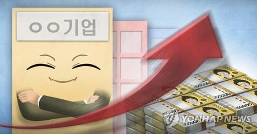韓国主要企業の７～９月期の営業利益が市場予想を上回ったことが分かった（イラスト）＝（聯合ニュース）