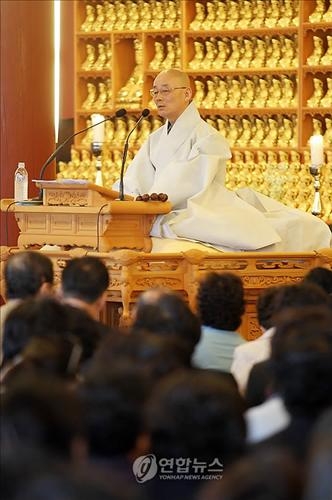 명진스님, 봉은사 직영사찰 전환 비판 계속(종합) - 2