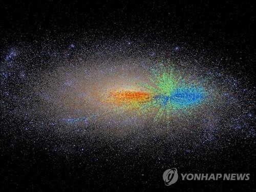 "7만개 별의 나이 한눈에"…최대 은하계 연령 지도 공개(종합) - 2
