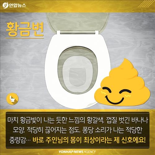 <카드뉴스> '큰일' 봤으면 확인은 필수…변 보면 건강 보인다 - 10