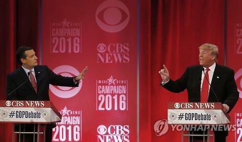 트럼프 "크루즈 계속 거짓말하면 고소"…美공화 경선 진흙탕싸움 - 2