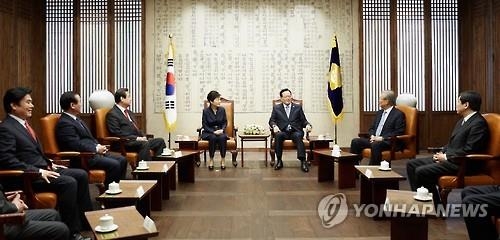 朴대통령·정의장·여야 지도부 회동 주요 대화록 - 2