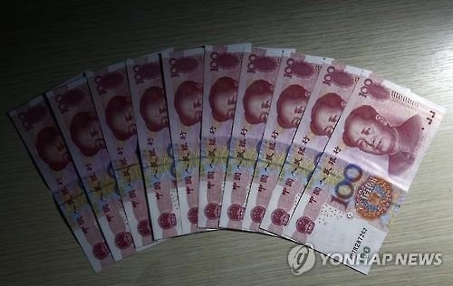 중국 인민은행, 위안화 0.17% 절하…5일째↓(종합) - 2