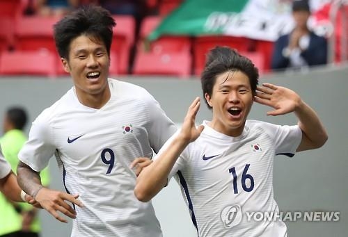 -올림픽-<축구> '권창훈 결승골' 한국, 멕시코 꺾고 조1위 8강행(종합) - 2