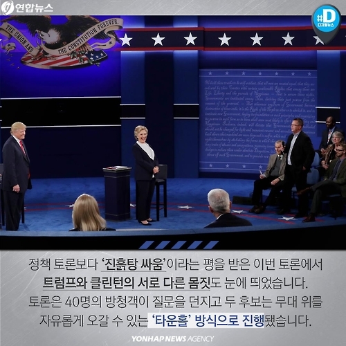 <카드뉴스> "트럼프는 황소"…'보디 랭귀지'로 본 미 대선 후보 - 4