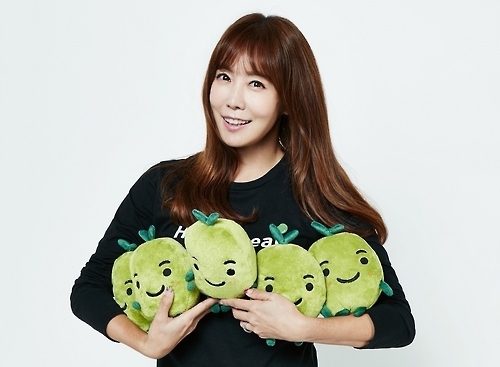 대한사회복지회와 배우 김정은이 네이버 해피빈과 함께 미혼모가정을 돕기 위한 정기저금을 진행 중이다. <대한사회복지회 제공>