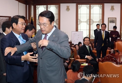 국회의장·여야 3당 원내대표 회동 10분만에 결렬