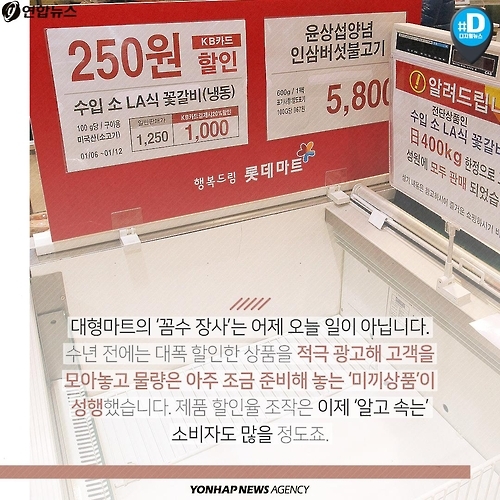 <카드뉴스> 소비자 기만한 대형마트…과징금은 고작 1천만원? - 11