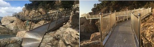 영도 절영산책로 태풍피해 복구