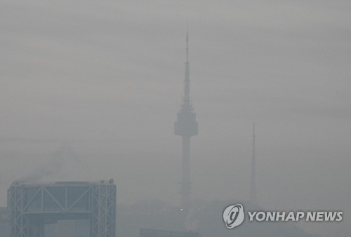 서울도심 미세먼지