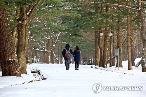 설 연휴 끝자락 강추위에 충북 유명산·유원지 '한산' - 1