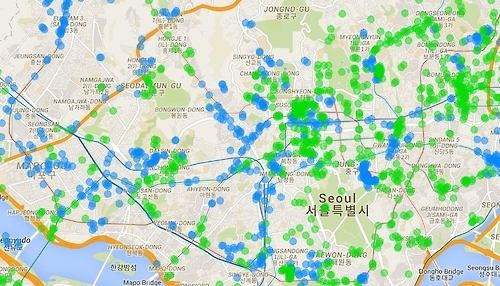 이런게 '포세권'...서울 중심가에 포켓스톱 '빽빽'