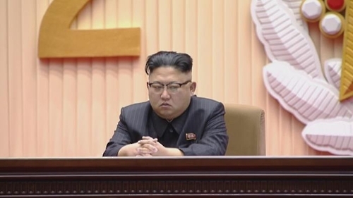 북 김정은, 김정일 생일기념행사 참석…어두운 표정 - 1