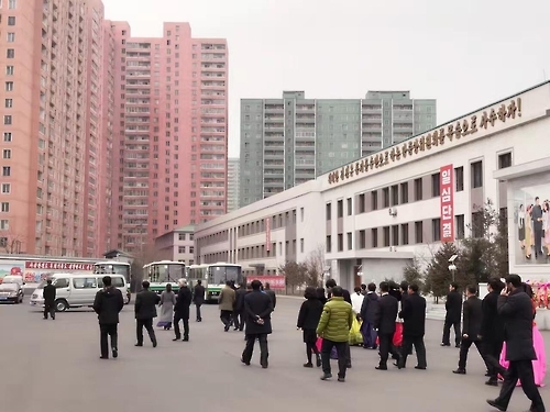 김정남 피살 사건 이후 북한 평양 거리의 모습 [조선족기업인 제공]