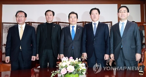 丁의장·野4당 원내대표 회동 시작…특검법 직권상정 여부 논의 - 1