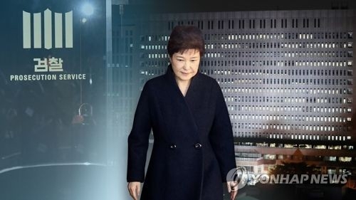 박 전 대통령 밤샘조사…검찰 "준비한 질문 다했다"(CG)[연합뉴스TV 제공]