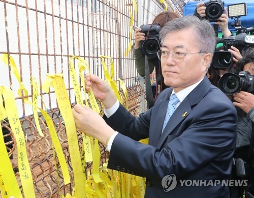 노란 리본 다는 문재인