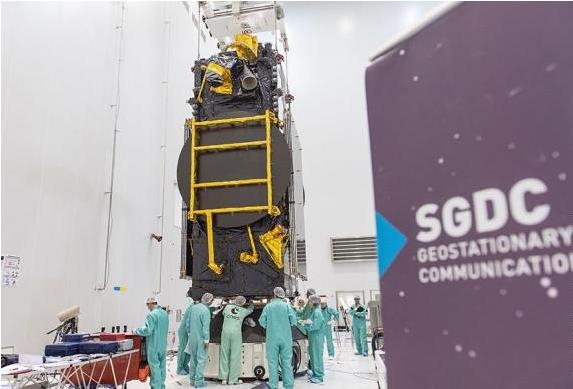 브라질의 사상 첫 군사·통신용 정지궤도위성(SGDC)