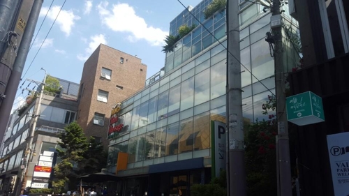 정유라씨가 머물고 있는 모친 최순실씨 소유 미승빌딩