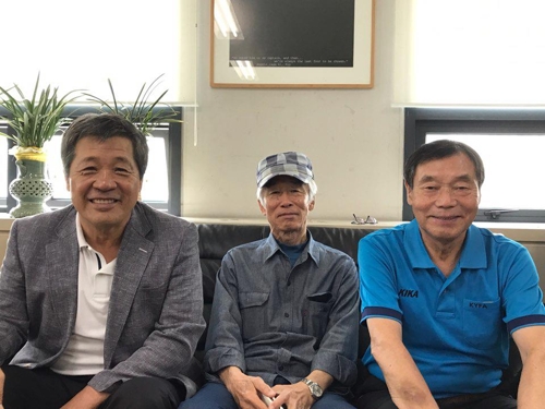 양지팀 멤버로 105일 해외 전지훈련에 참가했던 멤버들