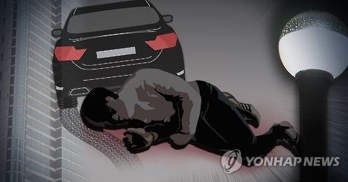 "물건인 줄" 승용차로 노인 치고 달아난 30대 - 1