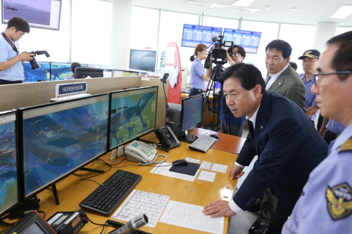 김영춘 해수부 장관 인천 방문