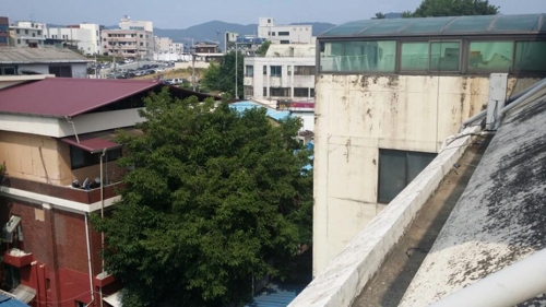 재개발사업 진행 중인 대흥4구역 모습