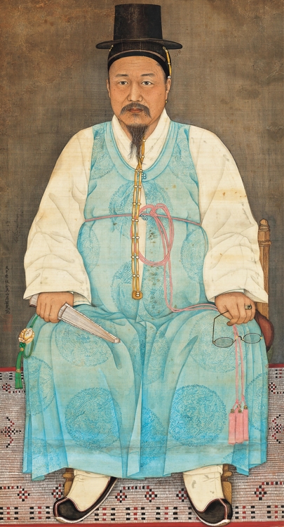 석지 채용신의 곽동원 초상