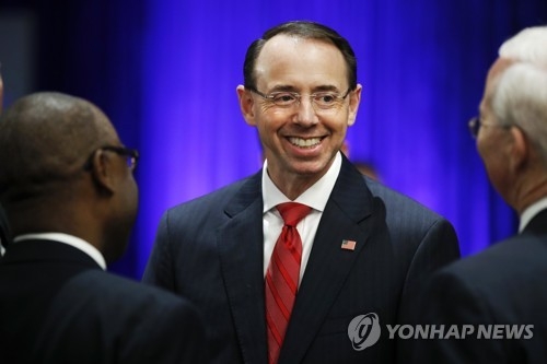 로드 로즌스타인 미국 법무부 부장관