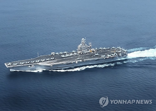 미국의 니미츠급 항모 에이브러햄 링컨