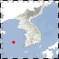11일 발생한 지진의 위치