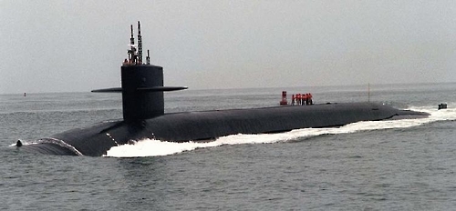 미국의 오하이오급 전략핵잠수함[위키미미디어 제공]