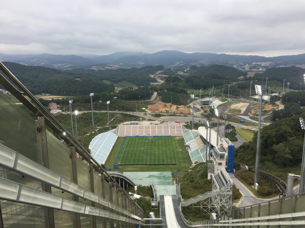 평창올림픽 스키점프대