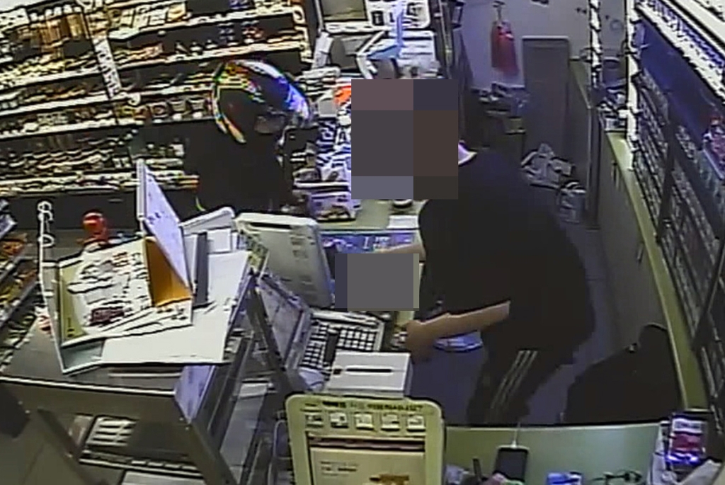범행 장면 CCTV