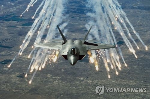 미 공군의 F-22 '랩터' 스텔스기[위키미디어 제공]