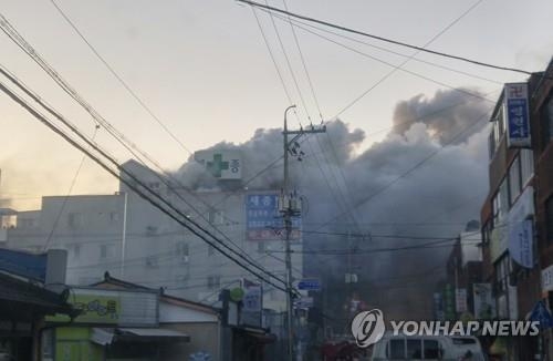 밀양 세종병원 화재, 사망자 증가