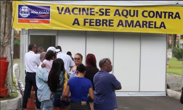 리우 시내 보건소에서 황열병 백신 접종이 이뤄지고 있다. [브라질 일간지 글로부]