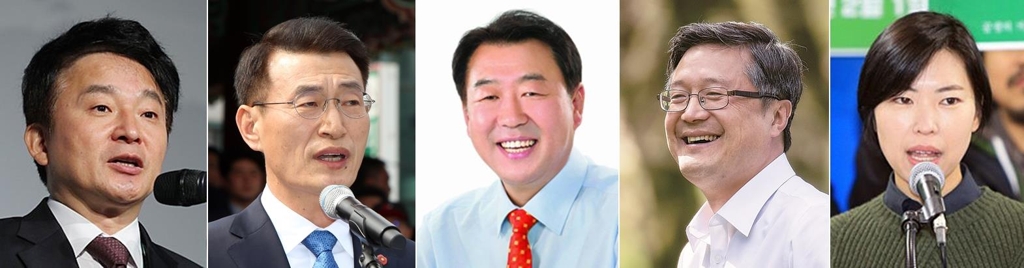 제주지사 선거 예상 후보자들