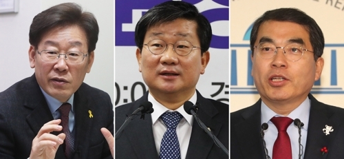 민주 경기지사 경선토론…전해철-양기대, 이재명 협공 - 2
