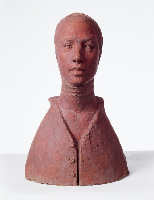 권진규, 지원의 얼굴, 테라코타, 32×23×50cm, 1967