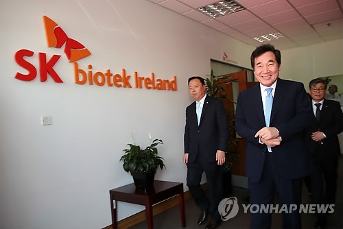 이낙연 총리, SK 바이오텍 방문