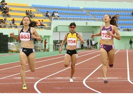 여자 200m 1위 김민지