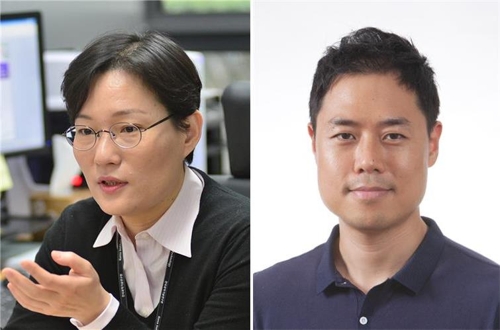 KIST 손지원 박사(왼쪽)와 고려대 심준형 교수