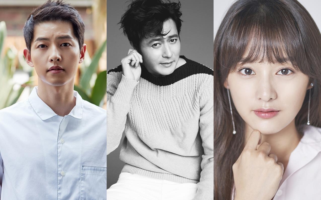 (왼쪽부터) 송중기, 장동건, 김지원