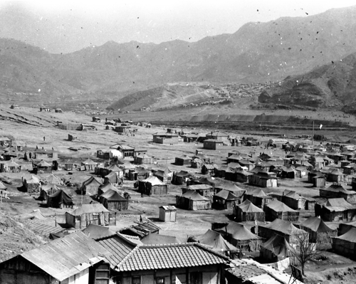 '광주대단지'로 조성된 1970년대 성남시 모습