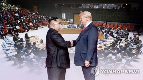 "9월 유엔총회서 북미 2차 정상회담 가능성"(CG)