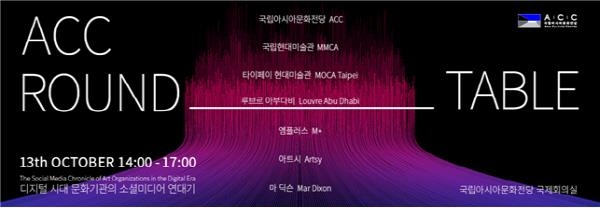 국립아시아문화전당, 13일 '홍보 실무자 라운드 테이블' 개최 - 1